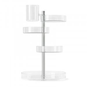Organizator cosmetice transparent din plastic Pirouette Umbra