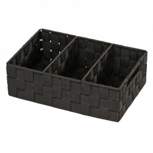 Organizator negru din fibre sintetice Adria Three Wenko