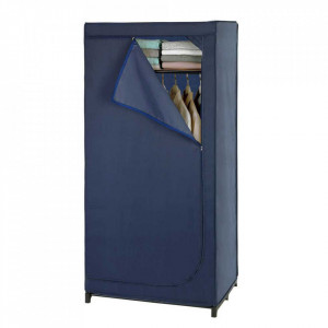 Organizator pentru haine albastru din fibre sintetice Business Wenko