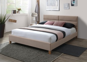 Pat bej din catifea 120x200 cm Sierra The Home Collection