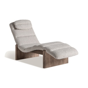 Pat de zi bej/maro din textil 170 cm Jacquard Vical Home