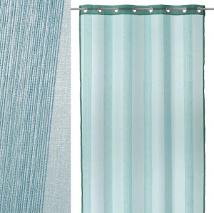 Perdea albastra din poliester 140x260 Visor Loving Adams The Home Collection