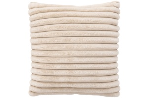 Perna bej din fibre sintetice 45x45 cm Plush Lalee