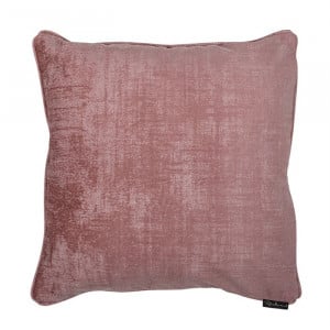 Perna decorativa patrata roz din poliester 45x45 cm Jowi Richmond Interiors