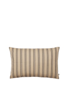Perna dreptunghiulara bej casmir/neagra din bumbac 40x60 cm Twill Ferm Living