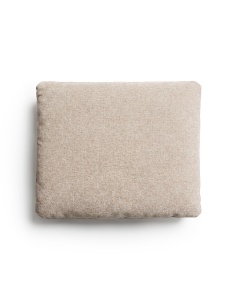 Perna dreptunghiulara bej din fibre sintetice 50x60 cm Blok Chenille Kave Home