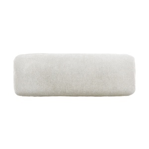 Perna dreptunghiulara bej perlat din fibre sintetice 24x72 cm Nuala Kave Home