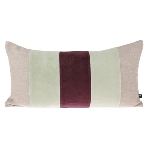 Perna dreptunghiulara din catifea multicolora 30x60 cm Cerise HK Living