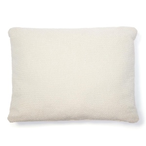Perna dreptunghiulara ecru din fibre sintetice 36x47 cm Martina Chenille Kave Home