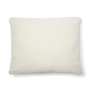 Perna dreptunghiulara ecru din fibre sintetice 52x60 cm Martina Chenille Kave Home