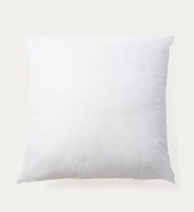 Perna patrata alba din textil 60x60 cm Dulnia Kave Home