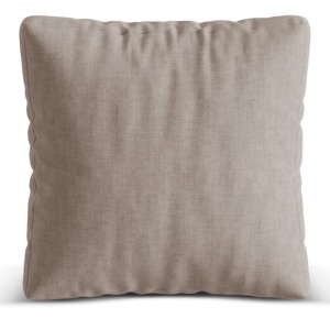 Perna patrata bej inchis din textil 55x55 cm Martina Micadoni