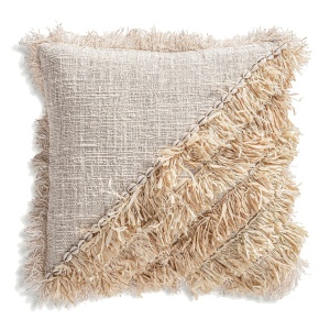 Perna patrata maro/crem din bumbac 50x50 cm Clancy Vical Home