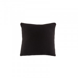 Perna patrata neagra din poliester 45x45 cm Elle The Home Collection