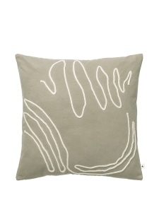 Perna patrata verde din bumbac 50x50 cm Jot Ferm Living