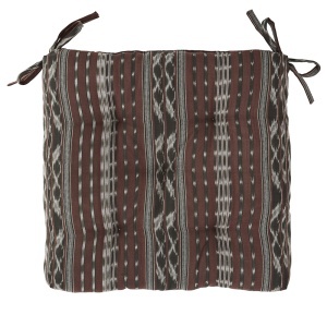 Perna sezut patrata multicolora din bumbac 45x45 cm Ikat Madam Stoltz