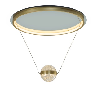 Plafoniera aurie din metal Turkan Zuma Line