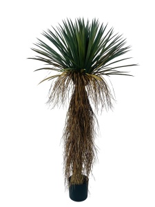 Planta artificiala cu ghiveci verde din fibre sintetice 150 cm Yucca Bizzotto