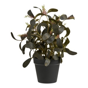 Planta artificiala din fibre sintetice verzi 35 cm Emotional House Nordic