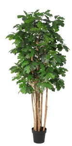 Planta artificiala verde/neagra din fibre sintetice 170 cm Oak Bizzotto