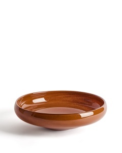 Platou pentru servire rosu din sticla 34 cm Denuo Kave Home