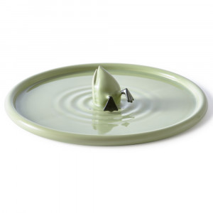 Platou verde din ceramica 40 cm Diving Duck Pols Potten