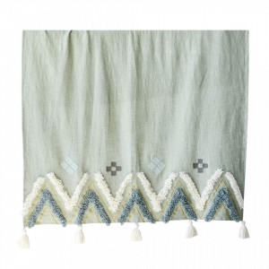 Pled multicolor din bumbac 130x150 cm Miaemilie Creative Collection