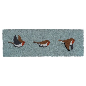 Pres intrare multicolor din fibre naturale 25x75 cm Robin Esschert Design