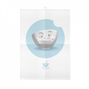 Prosop bucatarie multicolor din bumbac 50x70 cm Tasty Tassen