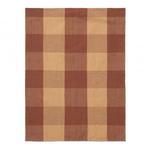 Prosop pentru bucatarie roz/maro din fibre naturale 50x70 cm Hale Ferm Living
