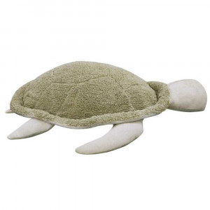 Puf bej/verde din bumbac 85x115 cm Wonders Lorena Canals