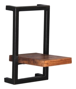 Raft din lemn maro 35 cm Almirah Tall Sit Moebel