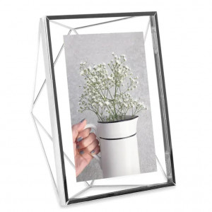Rama foto argintie din metal 18x23 cm Prisma Umbra