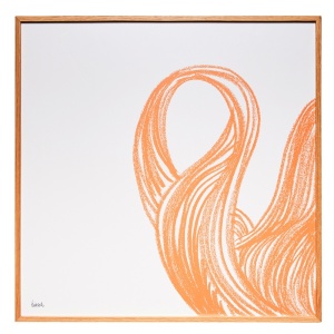 Rama foto maro din lemn 82x82 cm Hello Hubsch