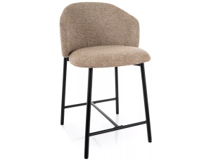 Scaun bar bej din textil Osaka The Home Collection
