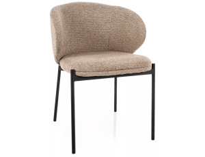 Scaun dining bej din textil Kioto The Home Collection