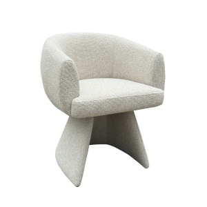 Scaun dining crem din textil Quiriro Richmond Interiors