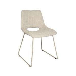 Scaun dining din textil bej Neria Quiet Object