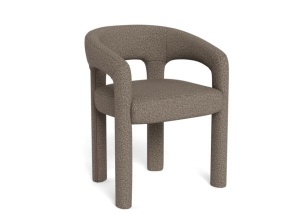 Scaun dining grej din textil Cole Quiet Object