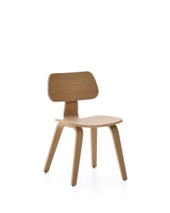 Scaun dining maro din lemn Gena Oak Kave Home