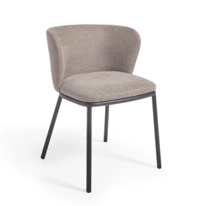 Scaun dining maro din textil Ciselia Kave Home