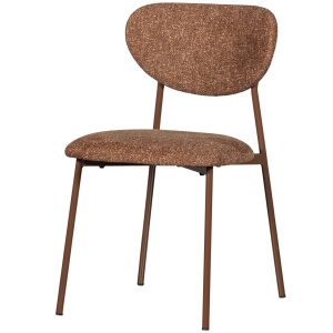 Scaun dining maro din textil Valor Woood