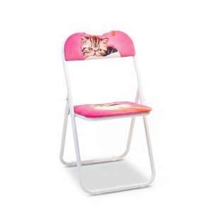 Scaun dining pliabil multicolor din metal Cat Surprise Seletti