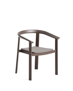 Scaun exterior dining maro din metal Erice Kave Home