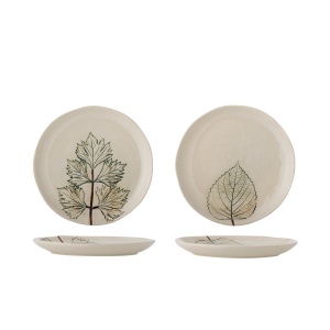 Set 2 farfurii intinse multicolore din ceramica 21 cm Aubrin Creative Collection