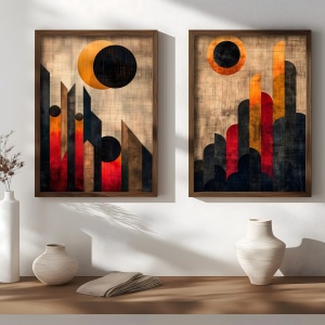 Set 2 tablouri multicolore 50x70 cm Creation The Home Collection
