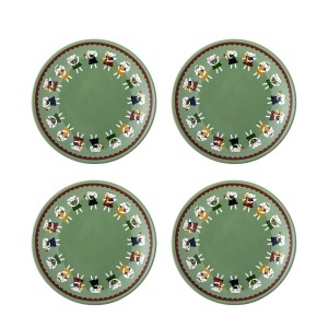 Set 4 farfurii pentru desert multicolore din ceramica 16 cm Peo Bloomingville