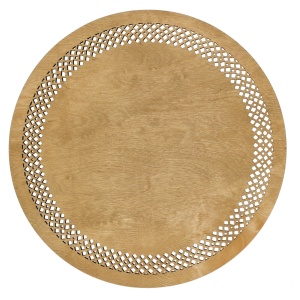 Set 4 protectii de masa maro din lemn 36 cm Seljuk 2 The Home Collection