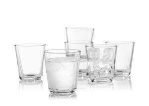 Set 6 pahare transparente din sticla 250 ml Enata Eva Solo