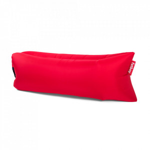 Sezlong gonflabil rosu din textil Lamzac 3.0 Fatboy